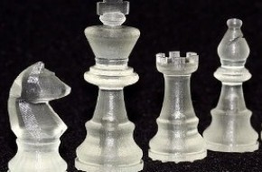 Шахматные фигурки из фотополимера
